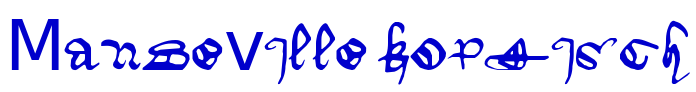 Mandeville koptisch шрифт